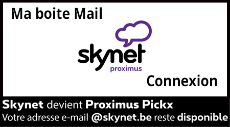 Se connecter a skynet mail sur www.proximuspickx.be 