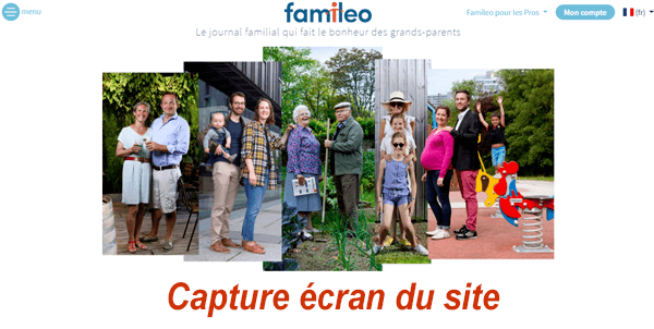 Se connecter à mon compte sur le site Famileo.com