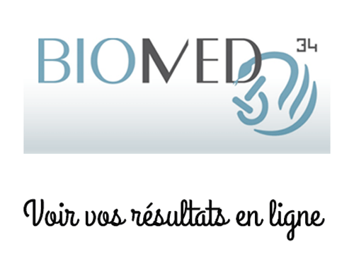 Voir vos résultats sur biomed34.mes resultats.fr