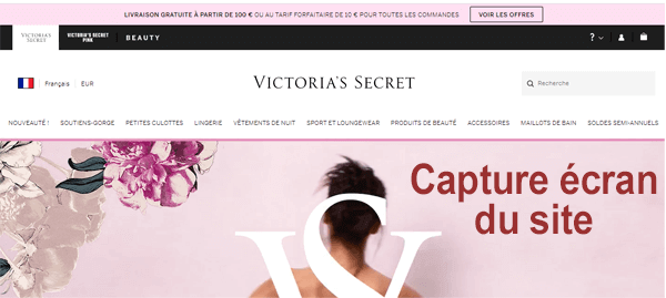 Se connecter à mon compte et suivre ma commande Victoria's Secret en ligne