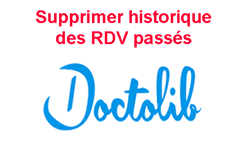 Effacer l'historique des RDV passés sur Doctolib