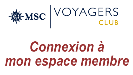 MSC Voyagers Club espace personnel