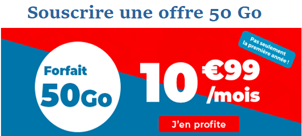 Offre Auchan Telecom à 50 Go