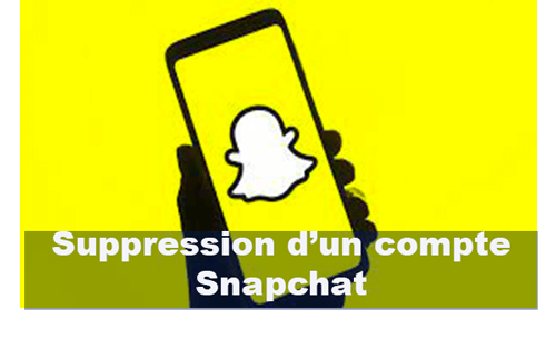 Supprimer un compte Snapchat