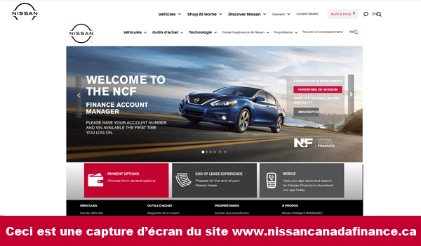 Nissan Finance Canada contact