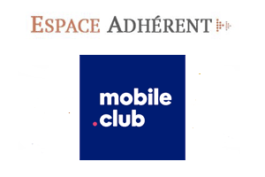 Espace membre mobile club