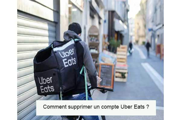 Supprimer compte Uber eats pc