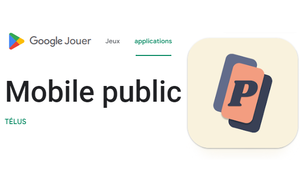 Télécharger l'application Public Mobile