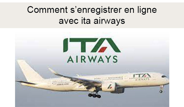 Ita airways enregistrement en ligne