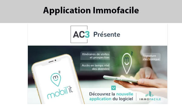 Application mobile Immofacile