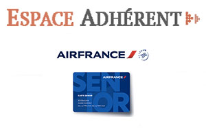 Renouvellement carte Senior Air France