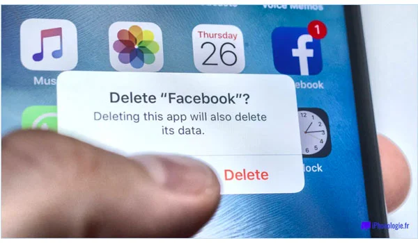 Comment se désinscrire de Facebook sur iPhone ?